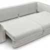 Casa Padrino Luxus Sofa Grau 253 x 120 x H. 74 cm - Wohnzimmer Sofa mit Schlaffunktion - Wohnzimmer Möbel - Luxus Möbel - Luxus Interior