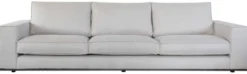 Casa Padrino Luxus Sofa Grau 285 x 106 x H. 83 cm - Wohnzimmer Sofa - Hotel Sofa - Wohnzimmer Möbel - Hotel Möbel - Luxus Möbel