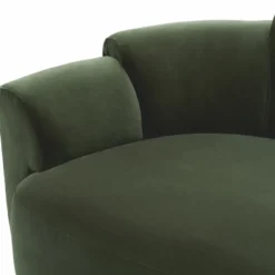 Casa Padrino Luxus Sofa Grün / Schwarz 194 cm - Hotel & Wohnzimmer Möbel
