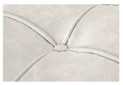 Casa Padrino Luxus Sofa im Barock Stil, weißer Samt und schwarze Beine, 230 x 81 x 78 cm