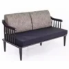 Casa Padrino Luxus Sofa Lila / Grau 140 cm - Wohnzimmer & Hotel Möbel