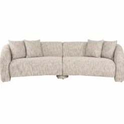 Casa Padrino Luxus Sofa Naturfarben 285 cm - Wohnzimmer & Hotel Möbel