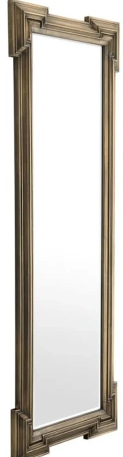 Casa Padrino Luxus Spiegel Antik Messing 85 x H. 220 cm - Designer Wandspiegel