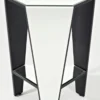 Casa Padrino Luxus Spiegelglas Beistelltisch 45 x 40 x H. 56 cm - Designermöbel