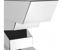 Casa Padrino Luxus Spiegelglas Konsole 120 x 40 x H. 90 cm - Glänzendes Designermöbel für gehobene Wohnräume