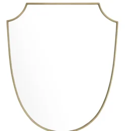 Casa Padrino Luxus Spiegel Messing 61 x H. 72 cm - Designer Wandspiegel