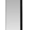 Casa Padrino Luxus Spiegel mit schwarz pulverbeschichteten Stahlrahmen 80 x H. 220 cm - Luxus Kollektion
