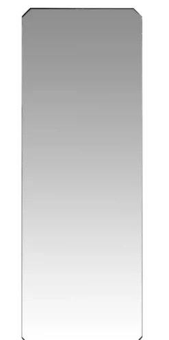 Casa Padrino Luxus Spiegel mit schwarz pulverbeschichteten Stahlrahmen 80 x H. 220 cm - Luxus Kollektion
