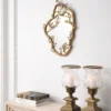 Casa Padrino Luxus Spiegel Vintage Messing H. 70 cm - Luxus Interior
