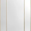 Casa Padrino Luxus Spiegel / Wandspiegel Vintage Messingfarben 90 x 3 x H. 140 cm - Luxus Möbel