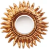 Casa Padrino Luxus Spiegel / Wandspiegel Gold Ø 82 cm - Designer Kollektion