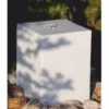 Casa Padrino Luxus Springbrunnen Weiß H. 50 cm - Garten Deko Accessoires