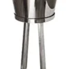 Casa Padrino Luxus Stand Weinkühler Messing H 80 cm, Durchmesser 35 cm - Weinhalter Hotel Dekoration Champagner Sekt Kühler