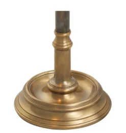 Casa Padrino Luxus Stehleuchte Vintage Messing 21,5 x 20,5 x H. 130 cm - Antikstil Möbel