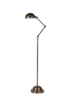 Casa Padrino Luxus Stehleuchte im antiken Messing Design, 140 cm Höhe, massiv gearbeitet