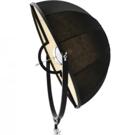 Casa Padrino Luxus Stehleuchte Schwarz - Massive Designer Leuchte aus Nickel und Baumwolle, Durchmesser 80 cm, Höhe 178-203 cm