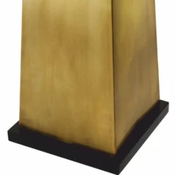 Casa Padrino Luxus Stehleuchte Vintage Messing / Schwarz H. 191 cm - Luxus Leuchten