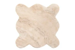 Casa Padrino Luxus Tablett 28 x 28 x H. 7,5 cm - Edles Tablett aus hochwertigem poliertem Onyx - Luxus Deko Accessoires