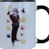 Casa Padrino Luxus Tasse Hund Clever von Harald Glööckler Pompöös - Weiß Schwarz Gold, 9,5 cm x 8,5 cm