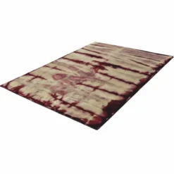 Casa Padrino Luxus Teppich Bordeauxrot / Ocker 230 x 160 cm - Rechteckiger Wollteppich - Wohnzimmer Teppich - Hotel Teppich