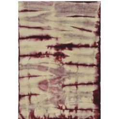 Casa Padrino Luxus Teppich Bordeauxrot / Ocker 230 x 160 cm - Rechteckiger Wollteppich - Wohnzimmer Teppich - Hotel Teppich