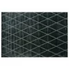 Casa Padrino Luxus Teppich Schwarz / Grau 200 x 280 cm - Handgewebter Wohnzimmer Teppich mit Rautenmuster