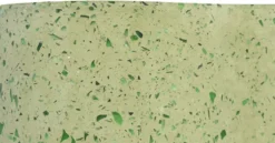 Casa Padrino Luxus Terrazzo Naturstein Beistelltisch / Hocker Grün 41,5 x 41,5 x H. 45 cm - Wohnzimmer Möbel - Hotel Möbel - Naturstein Möbel - Luxus Möbel - Luxus Einrichtung