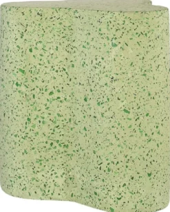 Casa Padrino Luxus Terrazzo Naturstein Beistelltisch / Hocker Grün 41,5 x 41,5 x H. 45 cm - Wohnzimmer Möbel - Hotel Möbel - Naturstein Möbel - Luxus Möbel - Luxus Einrichtung
