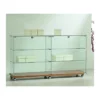 Casa Padrino Luxus Theken-Vitrine 157 x 40 cm H. 90 cm - Ladeneinrichtung - Boutique Möbel - Made in Italy
