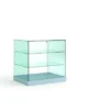 Casa Padrino Luxus Theken-Vitrine 93 x 60 cm H. 90 cm - Ladeneinrichtung - Boutique Möbel - Made in Italy