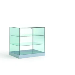 Casa Padrino Luxus Theken-Vitrine 93 x 60 cm H. 90 cm - Ladeneinrichtung - Boutique Möbel - Made in Italy