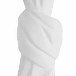 Casa Padrino Luxus Tischleuchte Weiß / Creme H. 88 cm - Runde Schreibtischleuchte - Luxus Leuchten