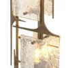 Casa Padrino Luxus Tischleuchte Antik Messing / Schwarz 32,5 x 15 x H. 72 cm - Elegante Schreibtischleuchte mit Marmorsockel und Glas Lampenschirmen - Luxus Leuchten - Luxus Möbel - Luxus Interior