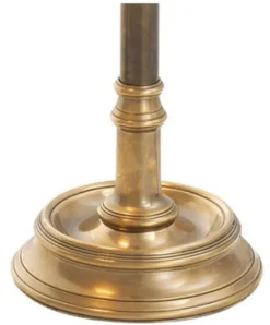 Casa Padrino Luxus Tischleuchte Vintage Messing 16 x 20,5 x H. 82 cm - Antikstil Tischlampe