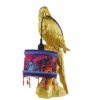 Casa Padrino Luxus Tischleuchte Papagei Gold / Bunt H. 61 cm - Luxus Leuchten