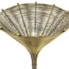 Casa Padrino Luxus Tischleuchte Vintage Messingfarben Ø 41 x H. 83,5 cm - Wohnzimmerlampe
