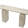 Casa Padrino Luxus Travertin Konsole Beige 150 cm - Luxus Möbel