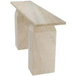 Casa Padrino Luxus Travertin Konsole Beige 150 cm - Luxus Möbel