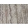 Casa Padrino Luxus Travertin Beistelltisch Grau Ø 50 x H. 60 cm - Travertin Möbel