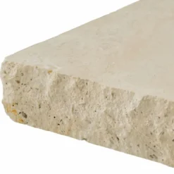 Casa Padrino Luxus Travertin Couchtisch Beige 65,5 cm - Travertin Wohnzimmer Möbel