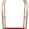 Casa Padrino Luxus Trolley Gold / Rot 105 x 65 x H. 193 cm - Hotel Accessoires - Luxus Accessoires