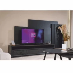 Casa Padrino Luxus TV Schrank mit 3 Schubladen Schwarz 226 cm - Wohnzimmer & Hotel Möbel