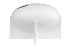 Casa Padrino Luxus Vase Antikweiß 30 x 18 x H. 21 cm - Breite Steingut Vase der OVO Serie mit Old White Glasur - Luxus Deko Accessoires