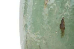 Casa Padrino Luxus Vase Grün Ø 65-70 x H. 75-80 cm - Riesige Bodenvase in Jadegrün im Antik-Look - Luxus Deko Accessoires