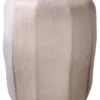 Casa Padrino Luxus Vase Sandfarben Ø 33 x H. 42 cm - Luxus Wohnzimmer Dekoration