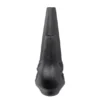 Casa Padrino Luxus Vase Schwarz 38,5 x 18 x H. 45 cm - Große Keramik Vase der Linked Serie mit strukturierter Oberfläche - Luxus Deko Accessoires