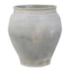 Casa Padrino Luxus Vase Terrakottafarben 52 x 52 x H. 61 cm - Große Bodenvase aus Terrakotta im Stil alter Tongefäße - Luxus Deko Accessoires