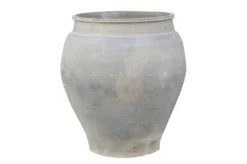 Casa Padrino Luxus Vase Terrakottafarben 52 x 52 x H. 61 cm - Große Bodenvase aus Terrakotta im Stil alter Tongefäße - Luxus Deko Accessoires