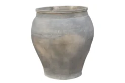 Casa Padrino Luxus Vase Terrakottafarben 52 x 52 x H. 60 cm - Große Bodenvase aus Terrakotta im Stil alter Tongefäße - Luxus Deko Accessoires