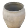 Casa Padrino Luxus Vase Terrakottafarben 48 x 48 x H. 61 cm - Große Bodenvase aus Terrakotta im Stil alter Tongefäße - Luxus Deko Accessoires